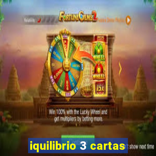 iquilibrio 3 cartas